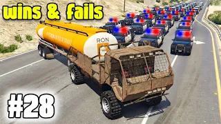 GTA 5 FUNNIEST Fail moments AND EPIC Win Moments in GTA 5 #28