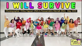 I WILL SURVIVE | Line Dance | Demo by Chika & Friends