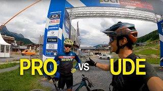 Ude contro Pro sul tracciato di coppa del mondo XC di Leogang