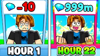 I Spent 24 HOURS STRAIGHT In The TRADING PLAZA! (Pet Simulator 99)