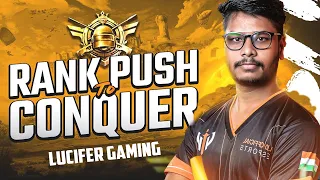 🔴CONQUEROR KAB HOGA? | NO FACECAM | BGMI Live Marathi | Lucifer Gaming | D489