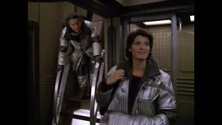 Chakotay and Kim fill in The Doctor on what has happened