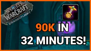 WoW How To Farm Battered Hilt | 90k gold in 32 minutes! | WoW Dragonflight Goldmaking