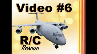 Rescuing the C17 Giant RC Jet video 6