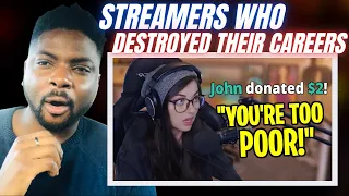 🇬🇧BRIT Reacts To 5 STREAMERS WHO DESTROYED THEIR CAREERS IN SECONDS! *dude.. why did you say that..