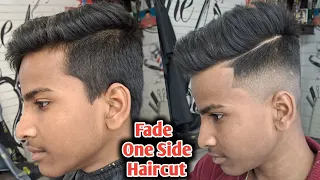 One Side Hair Cutting Kaise Kare | Fade One Side Haircut For Kids | Step By Step Tutorial Video 2024