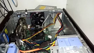 Trying to jerry-rig a 450w HP PSU in an Dell Optiplex 3020 - Odd clicking noise & Orange light