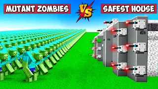 Best Defence Base Vs Mutant Mobs in Minecraft...