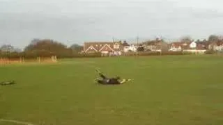 kiteboard land crash