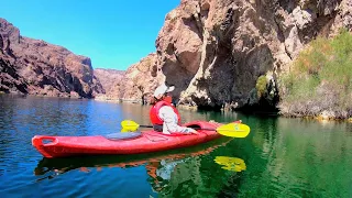 Kayaking the Colorado river: Hoover Dam to Willow Beach (Black canyon water trail)