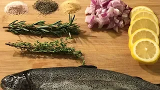 How to Pan Fry a Trout - 60 Second Fishing Tips