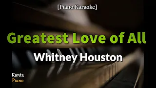 Greatest Love of All  - Whitney Houston (Piano Karaoke)