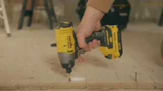 18V STANLEY® FATMAX® V20 Impact Driver with 2 x 1.5Ah Lithium-Ion Batteries and Kit Box