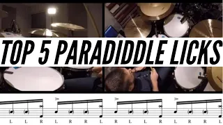 Top 5 Paradiddle Drum Licks Drum Lesson