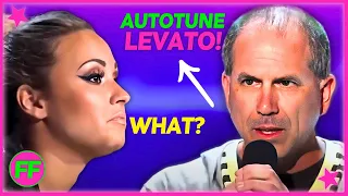 You Sing With Autotune, Demi Lovato! Contestant Owns Demi On X FACTOR! Crazy Moment 🤣