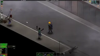 When you meet your first sprinter in Project Zomboid