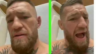 Conor McGregor mocks Dustin's ground n pound "A couple scratches"