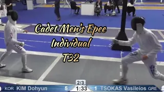 [T32] KIM Dohyun 🇰🇷 v Vasileios TSOKAS 🇬🇷 | Junior & Cadet World Championship 2023 | Cadet MEI🤺