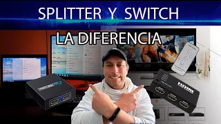 cual NECESITAS? LA GRAN DIFERENCIA entre SPLITTER y SWITCH HDMI explicación fácil.