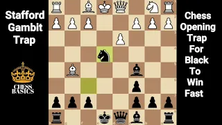 Stafford Gambit | Chess Traps and Tricks for Black to win fast