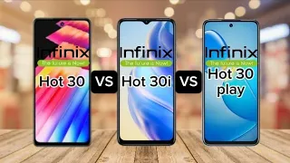 Infinix Hot 30 VS infinix hot 30i VS infinix hot 30 play