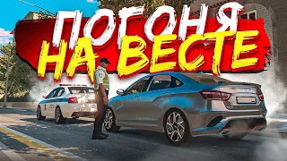 😱 ЛУЧШИЙ УХОД ОТ ПОЛИЦИИ НА ВЕСТЕ С РУССКИМ ГОРОДОМ! МОСКВА В ГТА l RMRP