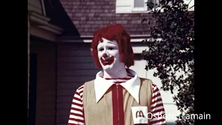 1973 McDonald's Commercial "Keep America Clean"  Ronald sporting new Shag style Haircut