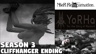 Nier Reincarnation - Drakengard Reference & CliffHanger Ending Season 3 The People and the World