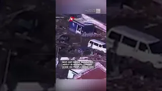 Italy landslide: new aerials released showing the aftermath