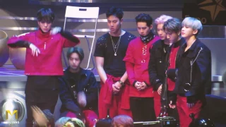 [FANCAM] 161202 MAMA 2016 - MX & GOT7 reaction to See You Again