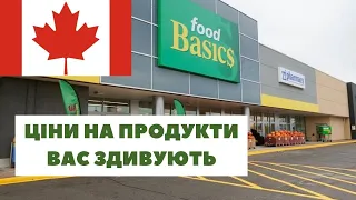 Ціни на продукти в Канаді