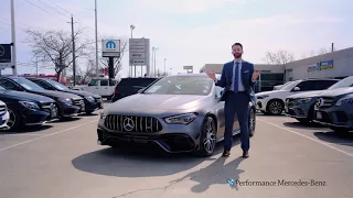 The 2021 AMG CLA 45 at Performance Mercedes-Benz