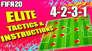 FIFA 20: 4231 BEST CUSTOM TACTICS AND INDIVIDUAL INSTRUCTIONS -  MOST OP FORMATION FOR FUT CHAMPS