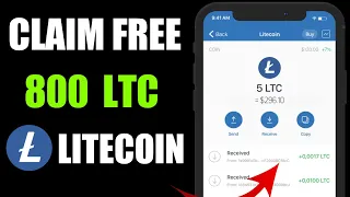 Free Litecoin: Claim Free 800 Litoshi (Litecoin) Every 5 Minutes For Free | Best Litecoin faucet