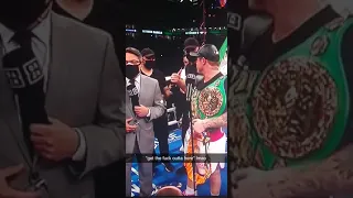 Canelo "Get the F**k out of here" 😂😂😂