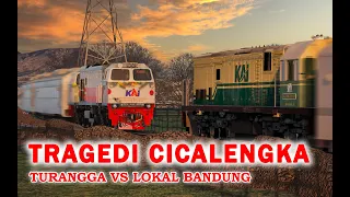 GAMBARAN TABRAKAN ADU KEPALA KA TURANGGA VS KA Lokal Baraya Di Cicalengka | GTA 5