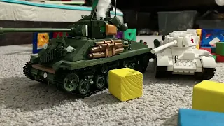 Small tank battle stop motion test