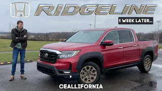 Honda Ridgeline Pros and Cons | 1 Week "Owner" Review
