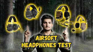 Airsoft Headsets biggest test! (Which one should you use: earmor m32, FMA AMP, Z-tactical, Tac-sky)