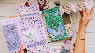 journal with me ✿ interactive page | junk journal july