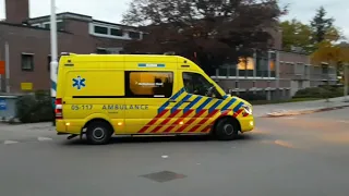 Ambulances met spoed in Enschede 05-112 en 05-115