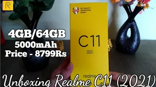 Realme C11 2021 Unboxing I 4GB 64GB I First Look I Review I Blue Colour I Camera I Price 8799 Rs