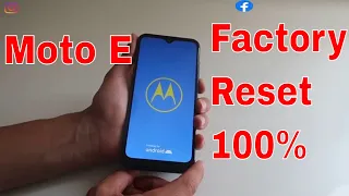 DIY How to Hard RESET Factory Reset Motorola Moto E XT2052DL and Step by Step FREE...2021💯