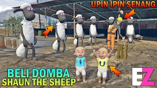 UPIN IPIN BELI DOMBA SHAUN THE SHEEP BERSAMA NARUTO - GTA 5 CARTOON