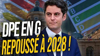 🌱😲 Loi climat et DPE repoussé en 2028 pour les passoires thermiques !