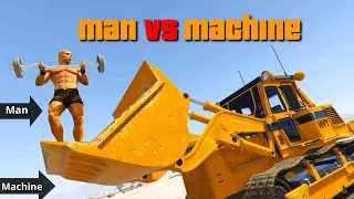 GTA V Man VS Machine | Let's settle this debate