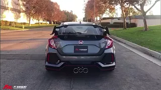 Honda Civic Type R FK8 x Fi Exhaust  - Sound Check l Brutal Sound !