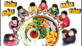 Tony | Làm Thao Bún Đậu Mắm Tôm Khổng Lồ - Ngon Bá Cháy