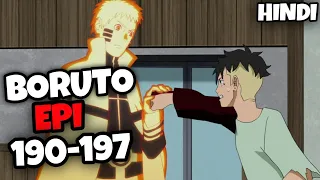 Boruto Episode 190-197 In Hindi | Boruto learning karma | Critics Anime