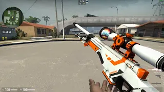 Review AWP | Asiimov Battle-Scarred (BS) in GAME CSGO.